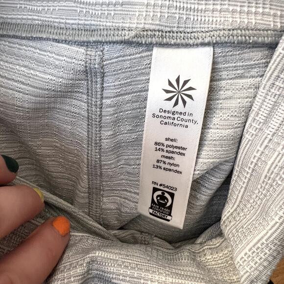 Athleta Gray Textured Leggings LAST CALL - Picture 6 of 6